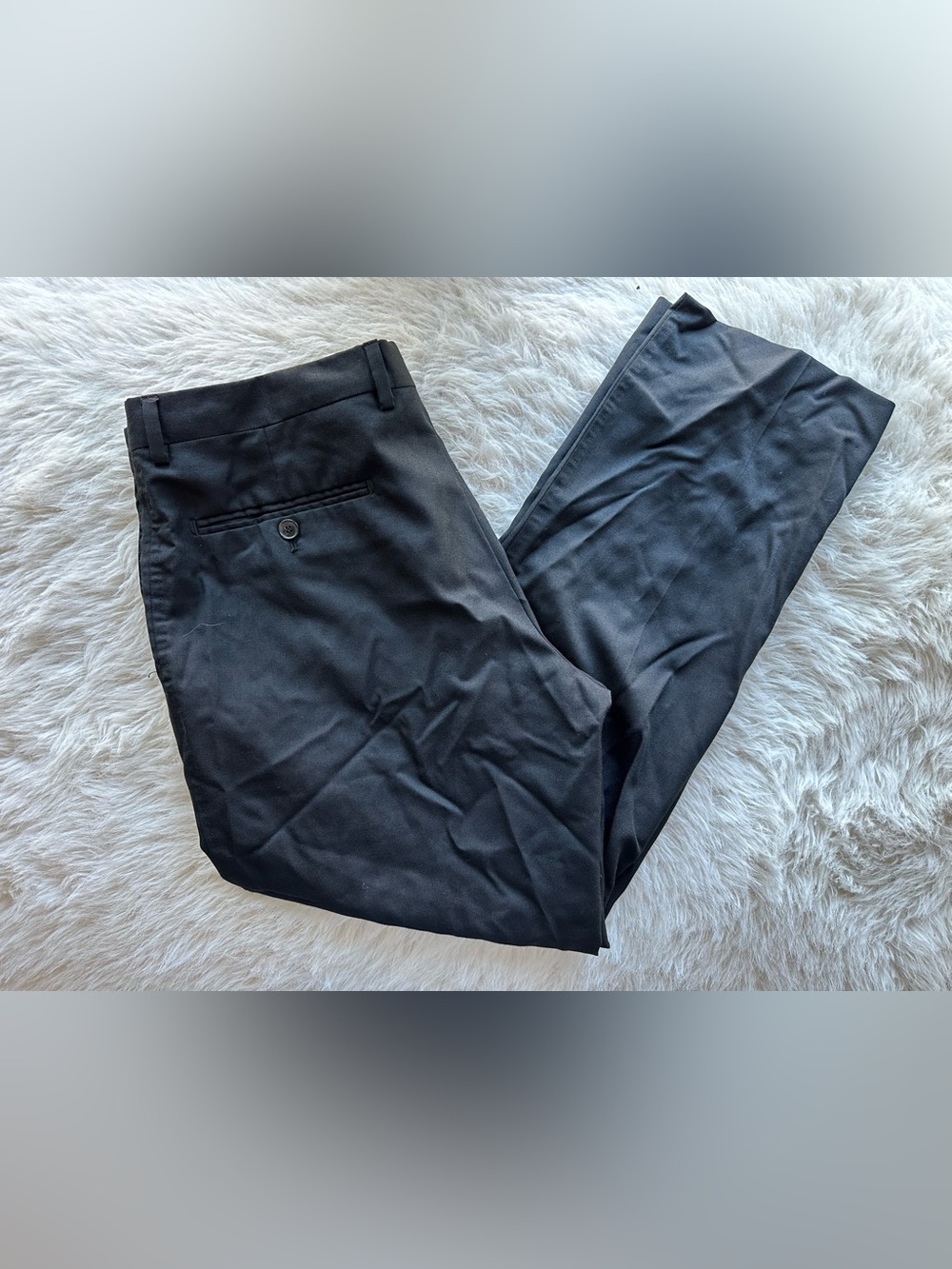 Dolce & Gabbana Black Men's Dress Pants within wool trouser size 36
